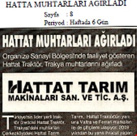 Hattat Traktör